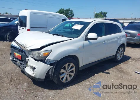 2015 Mitsubishi Outlander Sport Es из США, поврежденный, VIN 4A4AP3AW4FE032958